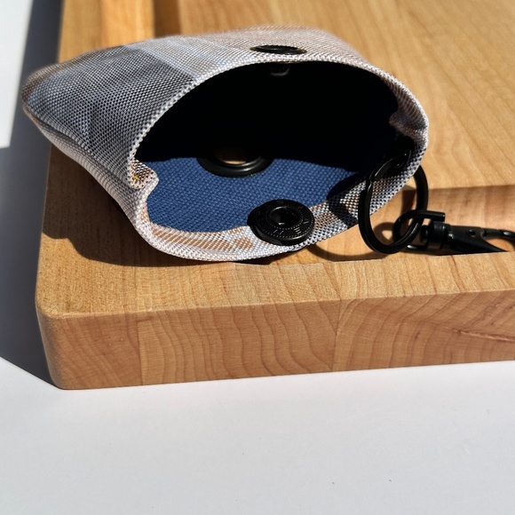 Plaid, Waterproof canvas, waste bag holder - Picture 3 of 4